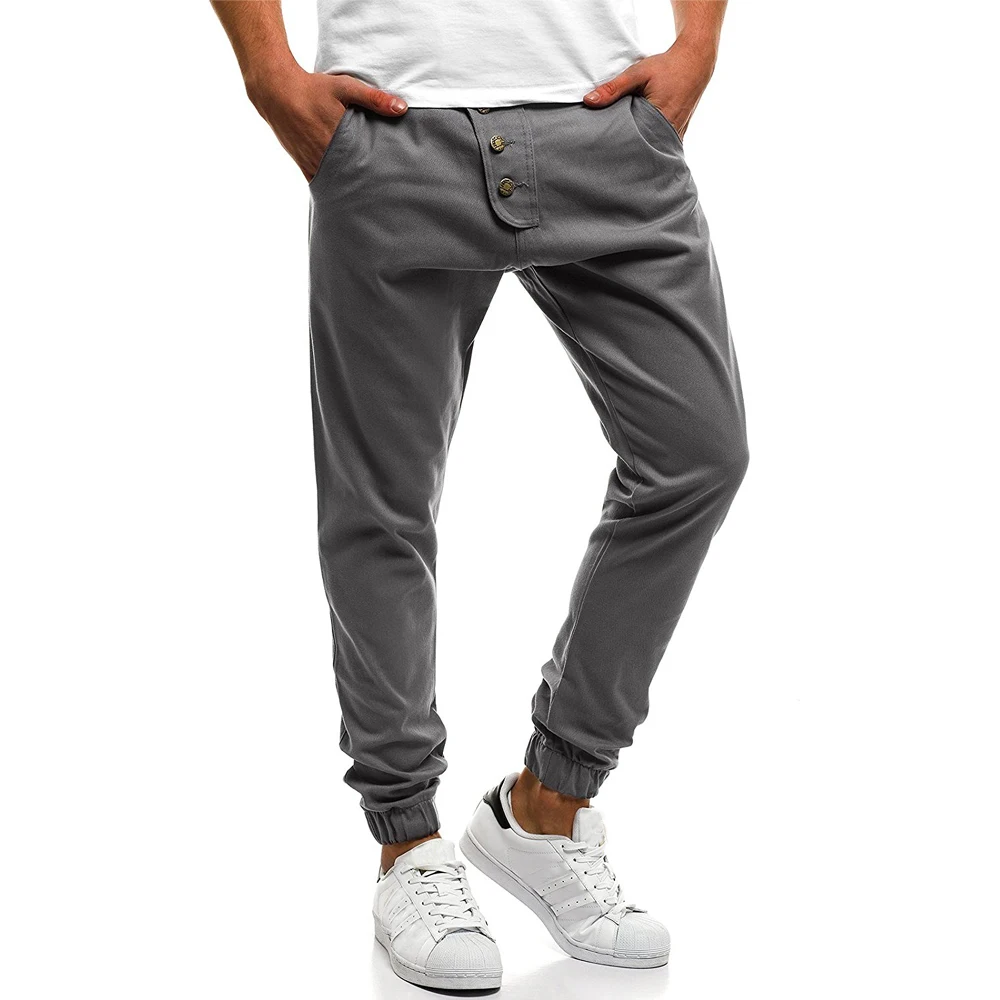 

Mens Harem Pants Male Fitness Casual Fashion Brand Joggers Streetwear Harajuku Jogger Sweatpant Track Trouser M-4XL