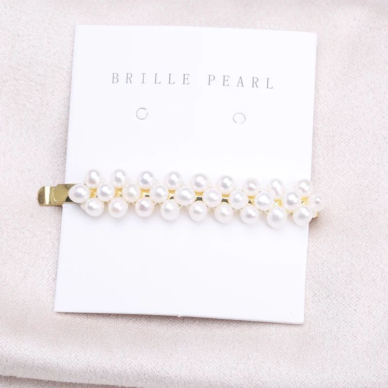 Заколка для волос ручной работы 14 к позолоченная|Украшения броши и украшения