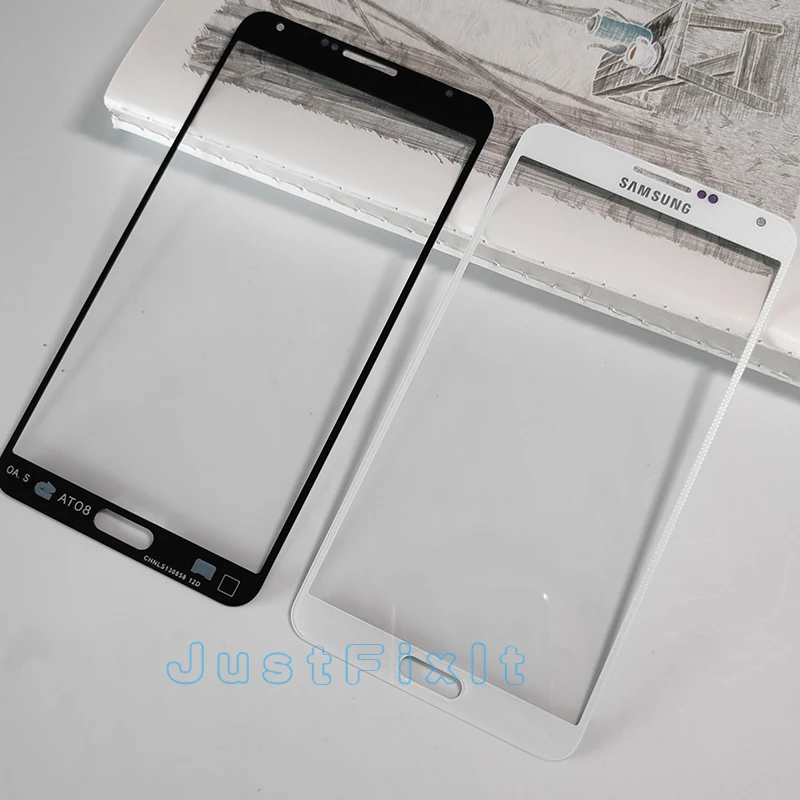 Сменное внешнее стекло для samsung Note3 N900 N9005 LCD сенсорный экран переднее внешняя