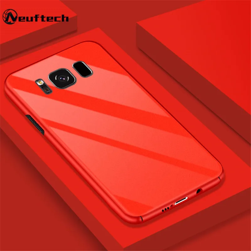 Чехол для телефона samsung Galaxy S8 S9 плюс Жесткий чехол противоударный Примечание 8 S7