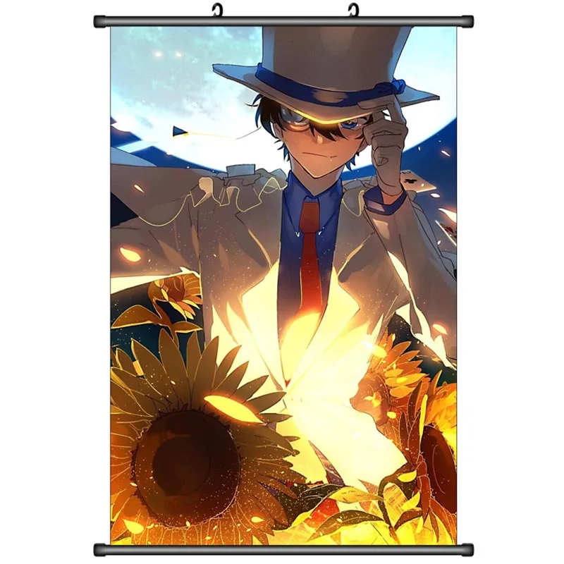 Аниме Детектив Конан чехол закрытый Kaitou Kiddo & Mouri Ran Edogawa Konan домашний Декор