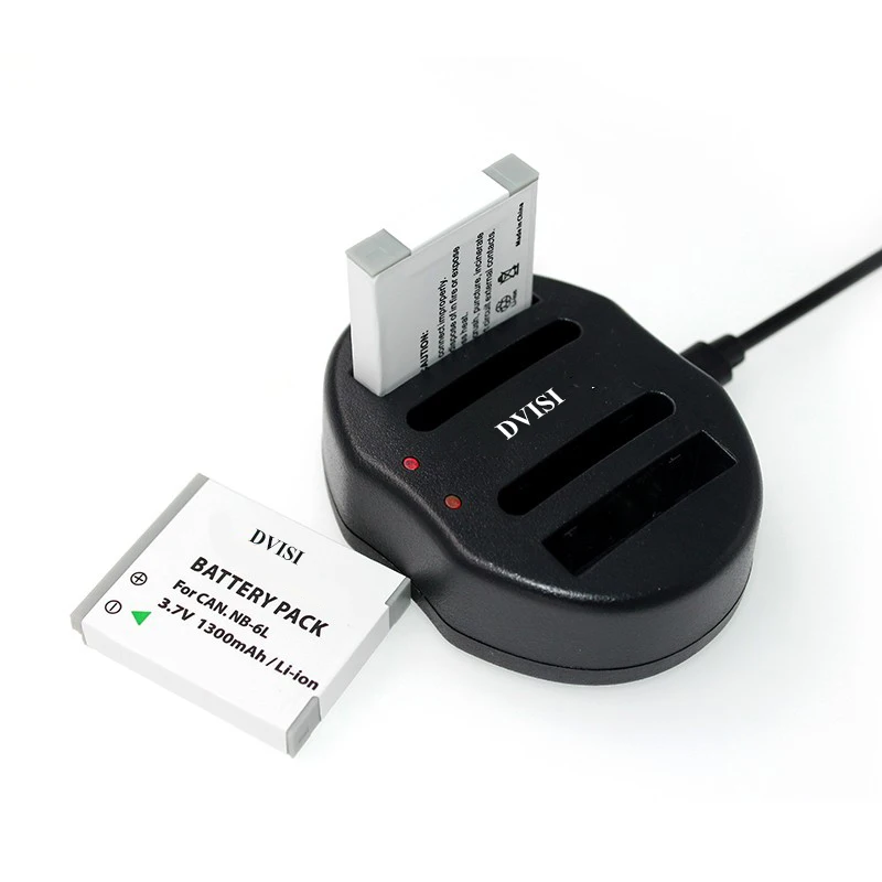 4pcs1.3Ah NB-6L NB6L камера батарея с USB двойное зарядное устройство для CANON PowerShot SX240 SX260 HS