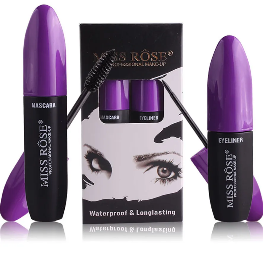 MISS ROSE 1 шт. ресницы тушь для ресниц + подводка глаз ручка волокно