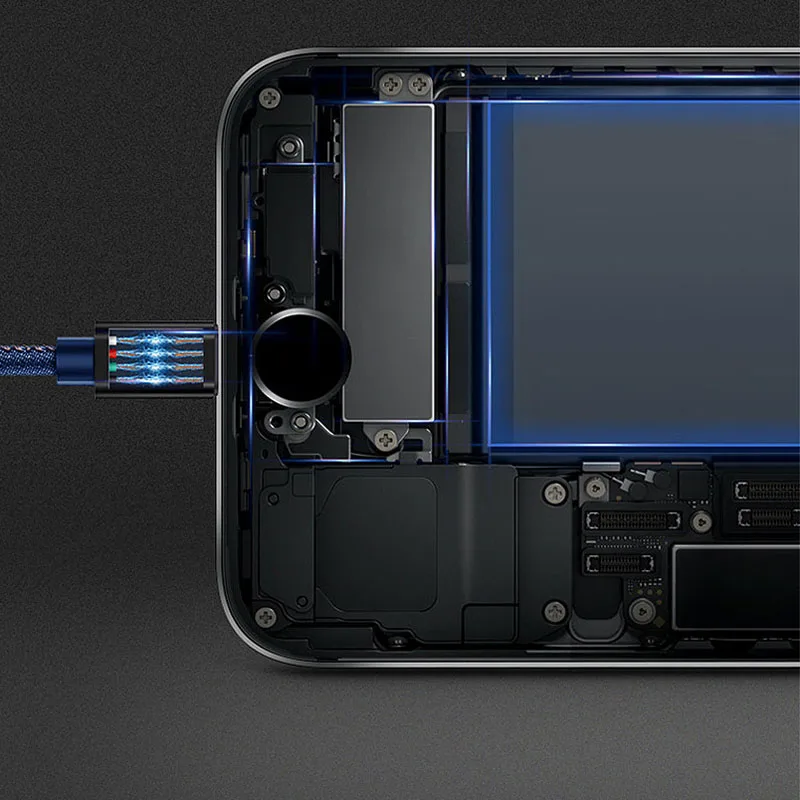 Микро Usb Джинсовые линии передачи данных для Oppo Android зарядный кабель мобильного