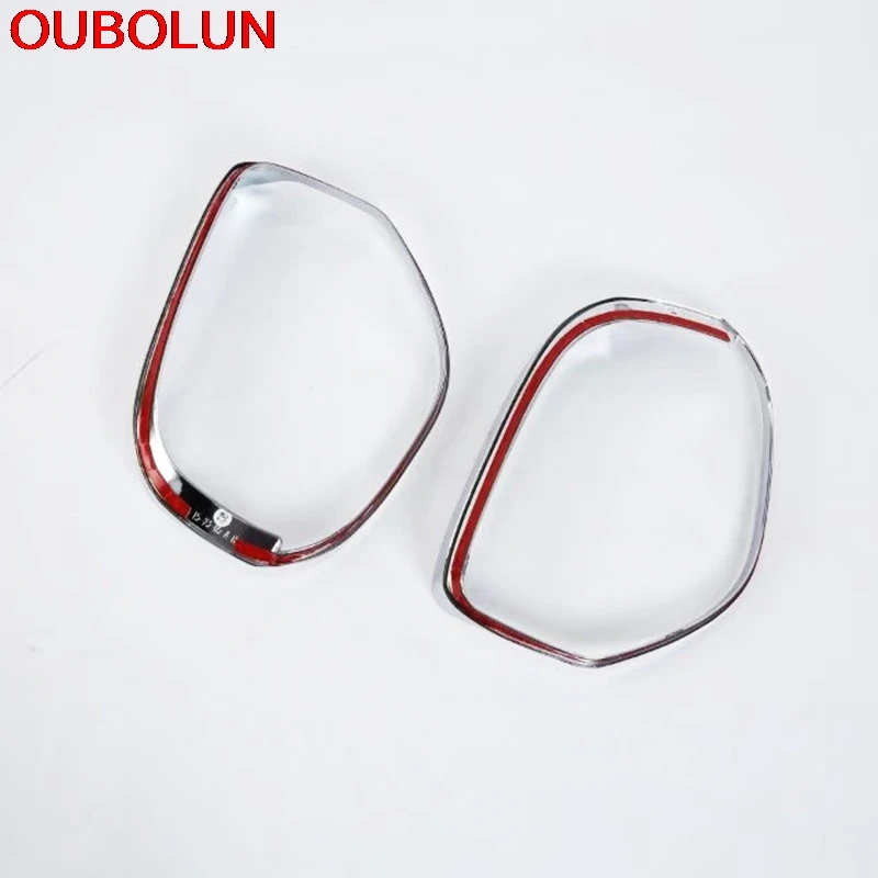 OUBOLUN ABS хромированное боковое зеркало заднего вида защита от дождя