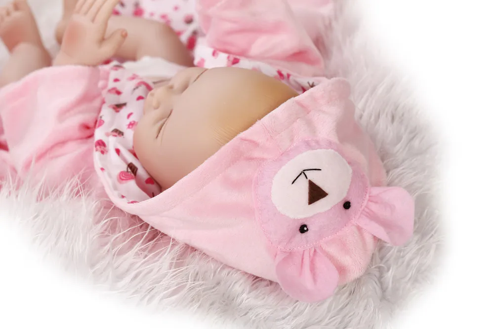 55 см полностью силиконовая Bebe Reborn Girl игрушка Реалистичная 2" винил Новорожденный ребенок малыш Принцесса Кукла Водонепроницаемый тело Купание игрушка