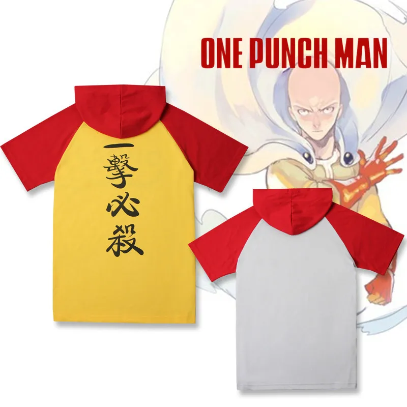 ONE PUNCH MAN Футболка оппай для костюмированной вечеринки костюм с короткими
