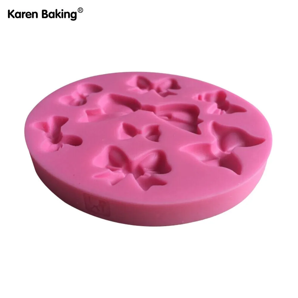 Бабочка в форме шоколада конфеты Jello 3D Плесень Мультфильм фигри/Торт Инструменты