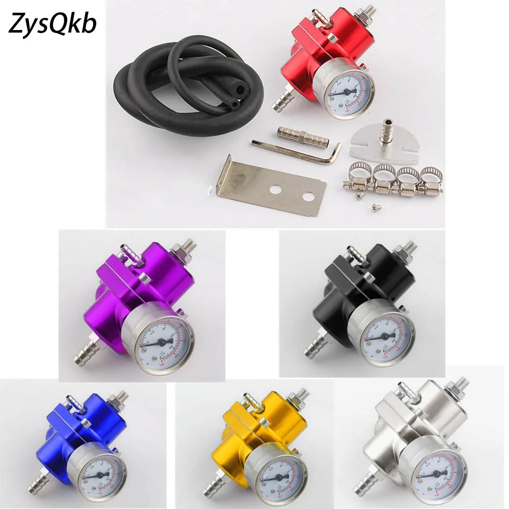 Регулируемый регулятор давления топлива FPR 0 140 Psi масляный манометр + шланг набор