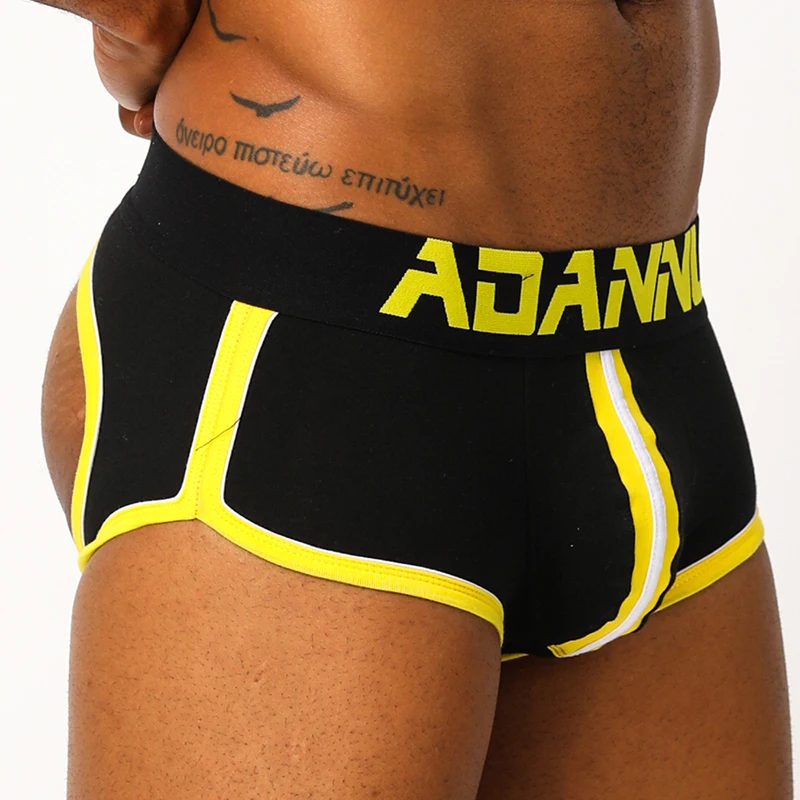 Мужское нижнее белье ADANNU Gay Jockstrap мужские стринги и сексуальные трусы брифы пенис
