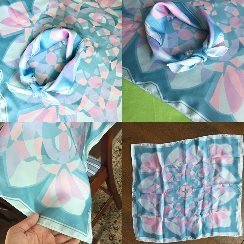 FORUDESIGNS/забавные цветные банданы с рисунком облаков для маленьких девочек