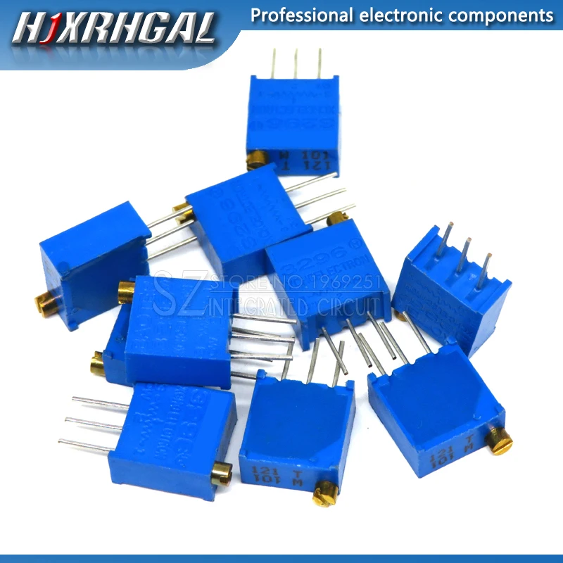 10 шт. 3296W 1 503LF 3296 W 50 K ohm 503 W503 Триммер Потенциометр|Потенциометры| |