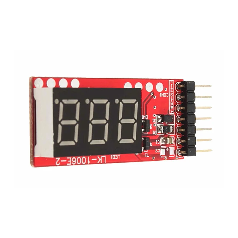ЖК-дисплей ЖК-дисплея с индикатором напряжения 2S-6S | Игрушки и хобби