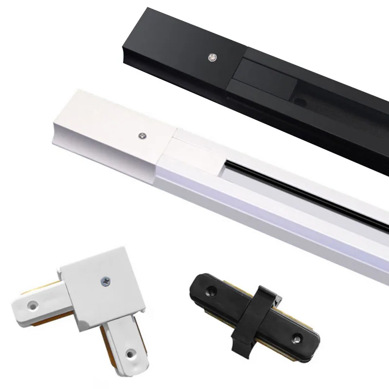 

1 Pack thick aluminum 0.5M LED track rail,Track light rail connectors,Universal rails,aluminum track,lighting fixtures,2-wire