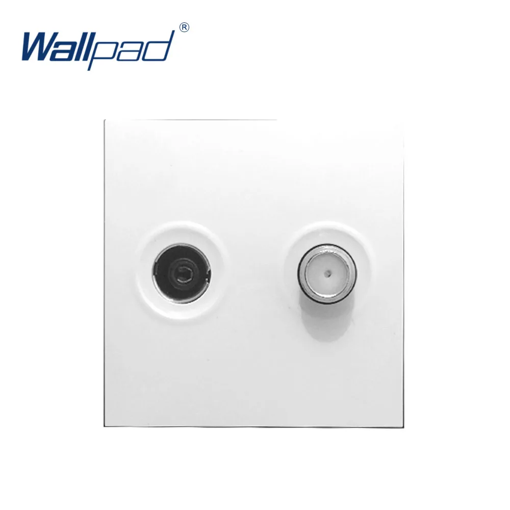 Wallpad Роскошная ТВ и спутниковая розетка функциональная клавиша для стены только