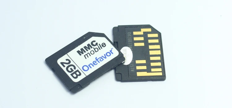 13 контактов onefavor 128MB 256MB 512MB 1GB 2GB RS-MMC-карта Мобильная мультимедийная карта RS-MMC MMC с двойным напряжением и бесплатным адаптером