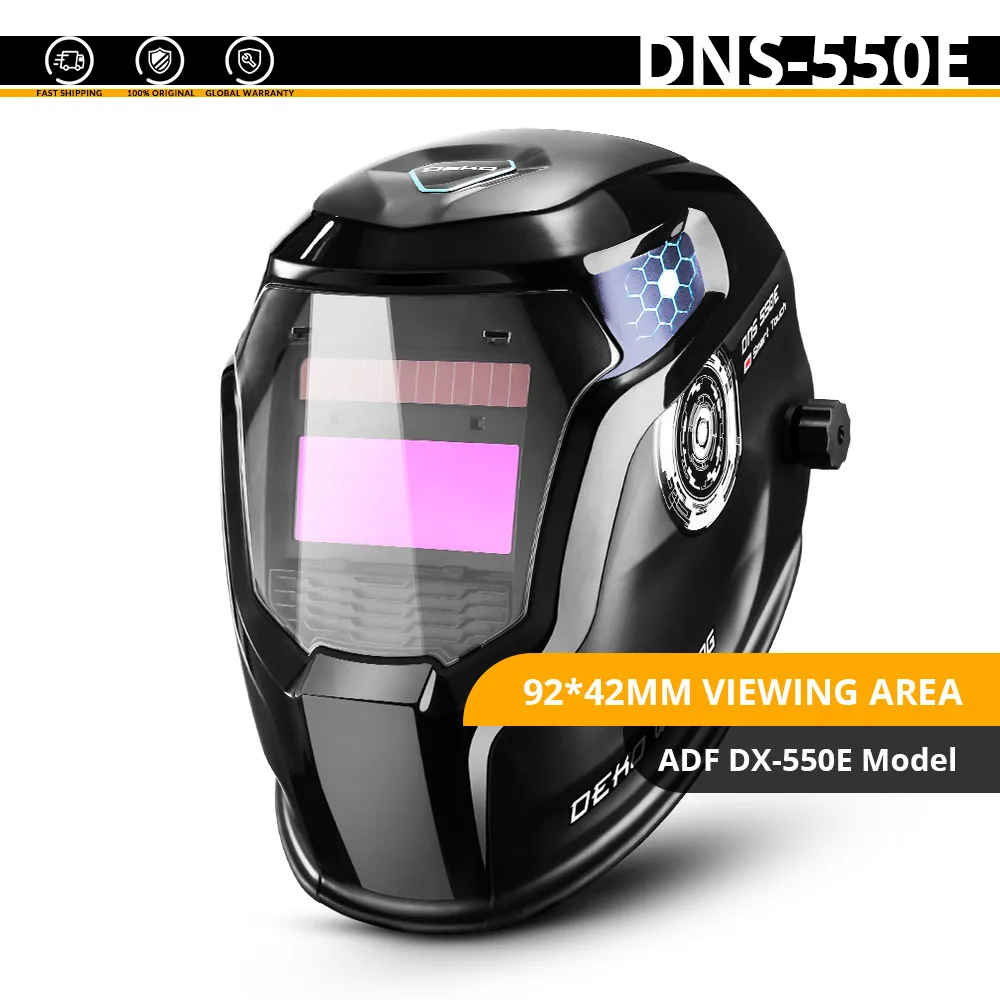 DNS-550E DEKO новая сварочная маска череп Солнечная Авто Затемнение регулируемый диапазон 4/9-13 электрический шлем сварочные линзы для сварочного аппарата - Цвет: DNS-550E