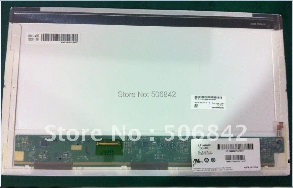 

14.0" laptop LED screen LP140WH1(TL)(A3) 1366*768 LP140WH1 TLA3