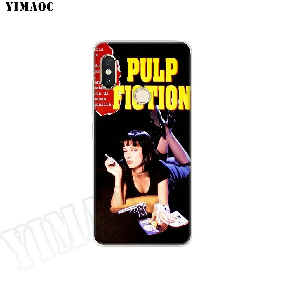 YIMAOC film Pulp Fiction Soft Silicone Case for POCOPHONE F1 Xiaomi Redmi Note 6 7 Pro 6A Mi 8 Lite TPU Cover |