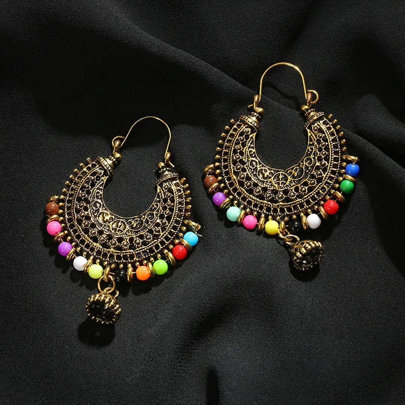 LOVBEAFAS этнические богемные серьги капли для женщин букле oreille ювелирные бусины