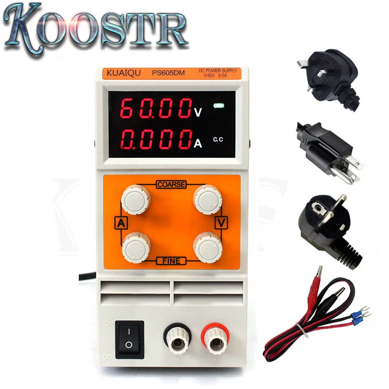 Wanptek GPS305D прецизионный Регулируемый 30 В, 5A DC источник питания Цифровой Регулируемый лабораторный класс четыре дисплея