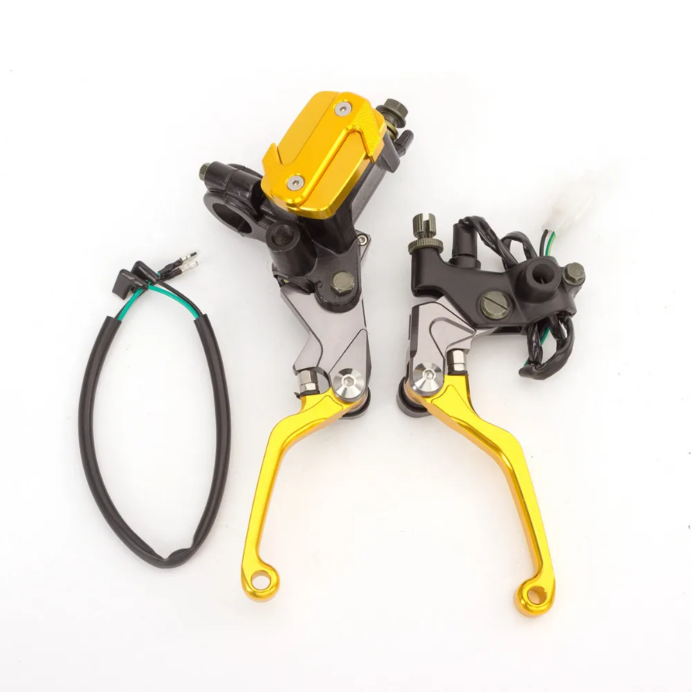 7/8 &quot22 мм Dirt Pit Bike Мотокросс тормозной рычаг сцепления Главный цилиндр для Suzuki RMZ250