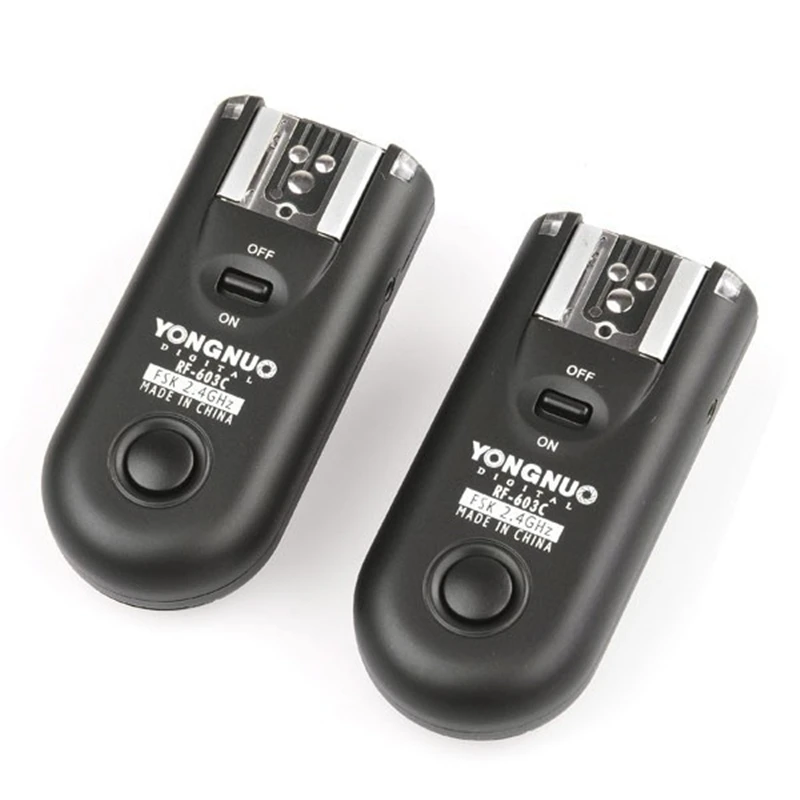 Пульт дистанционного управления YONGNUO RF-603 II C3 2 4 ГГц для Canon 1D 1DS EOS 5D Mark 50D 40D 30D 20D 10D -