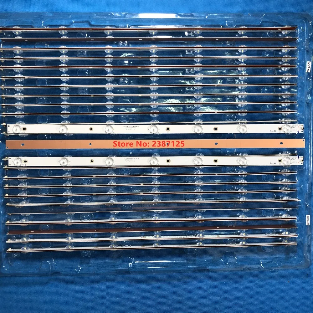 

New 30pcs 7LED 615mm LED strip for LBM320P0701-FC-2 32PFK4309-TPV-TPT315B5 32PHF5755/T3 32PHS5301 TPT315B5 LB-F3528-GJX320307-H