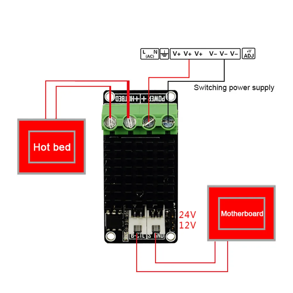 3D Printer Accessories Heating Controller 30A Heatbed MKS MOS MOSFET Module Expansion @JH | Компьютеры и офис