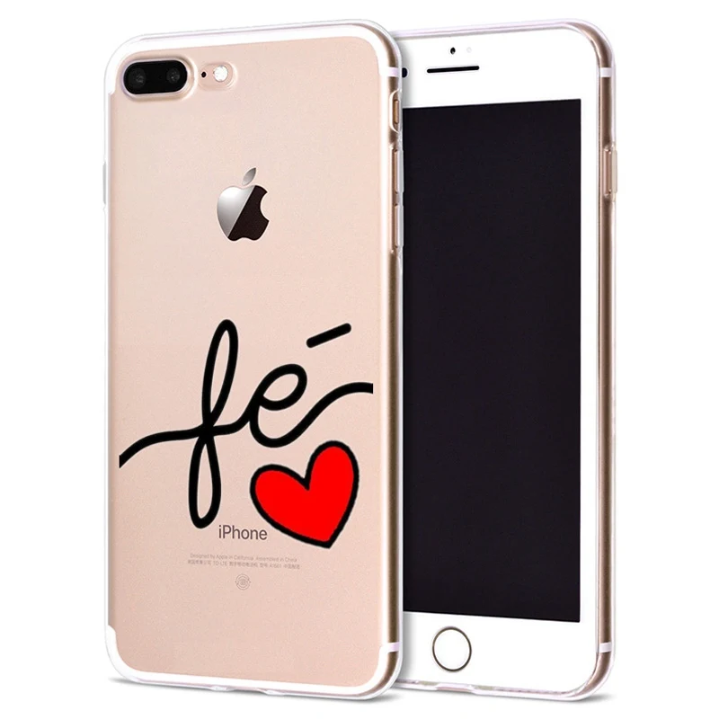 Чехол для Apple iPhone 6 6S 7 Plus X 10 с сердечком и бабочкой мягкий чехол из ТПУ