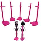 5 шт. подставка для кукол дисплей держатель розовый игрушка модель аксессуары для куклы Монстер Хай для Ever After High кукольный домик девочка детские игрушки