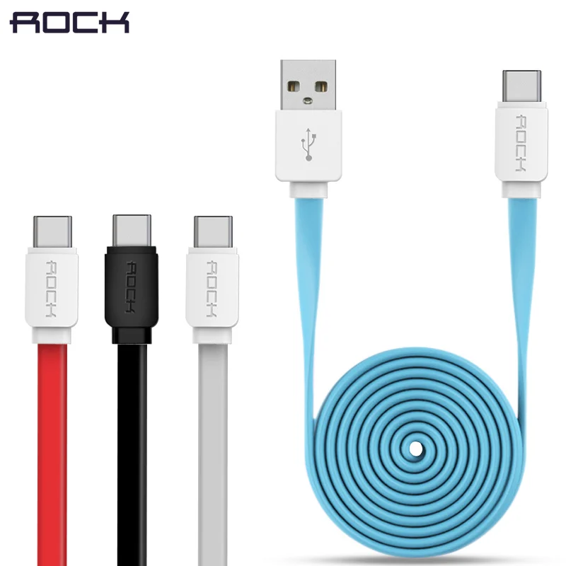 ROCK usb type C кабель c зарядный для Galaxy Note 8 S8 Plus Xiaomi 6 Mi5 huawei P10 P9 Oneplus 3 2 Nexus 5X6 P USB C|cable
