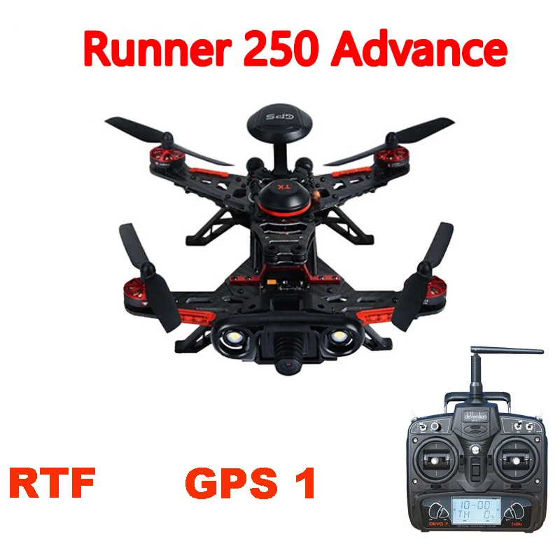 Walkera Runner 250 Advance gps RC гоночный Дрон Квадрокоптер с DEVO 7/OSD/800TVL камера/оригинальная