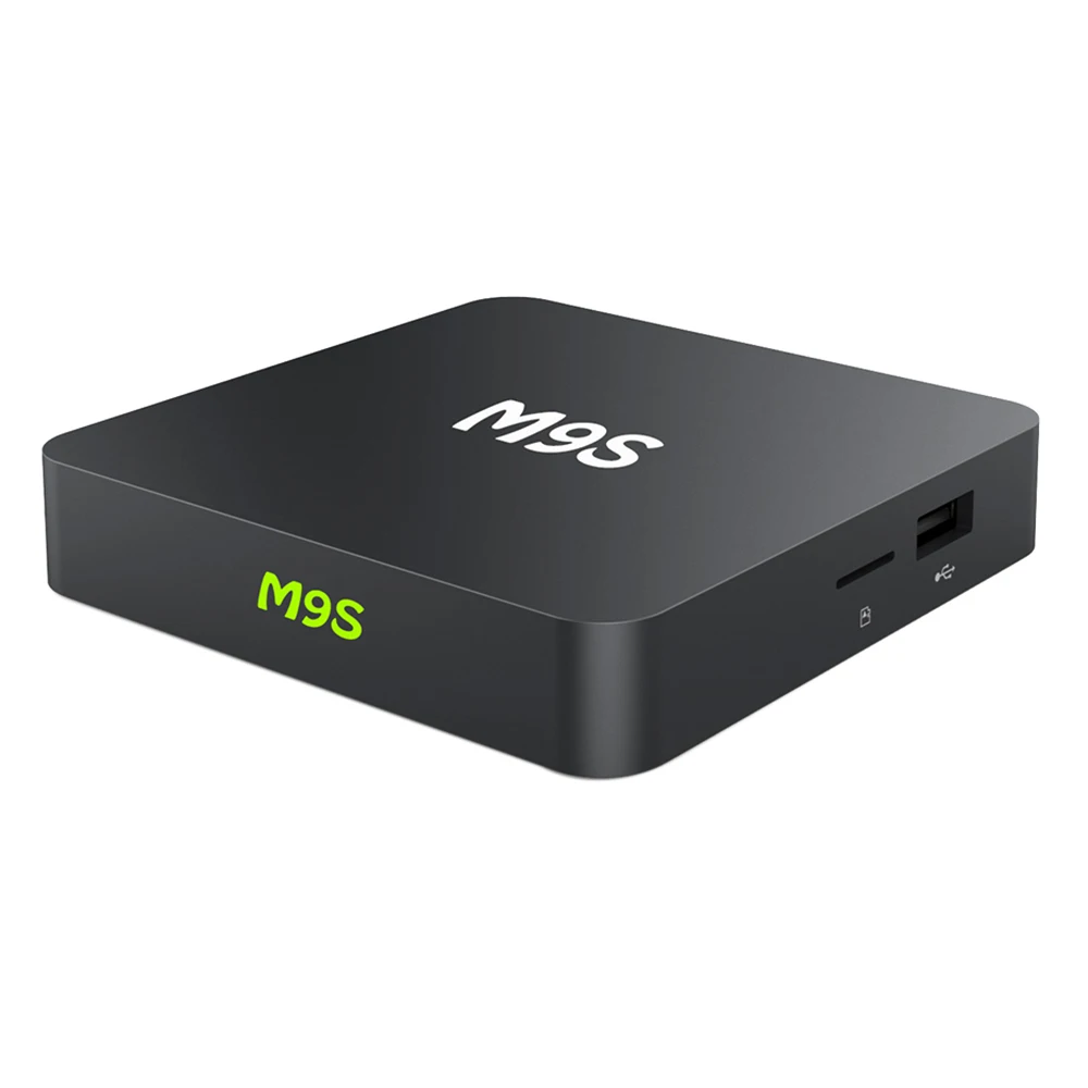 M9S Android TV Box S905X 6 0 четырехъядерный 1G/8G UHD 4K мини ПК 1000M LAN WiFi H.265 медиаплеер |