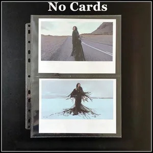 20 страницЛот, 2 кармана, A6, мягкое фото, открытки в альбом страниц, для почтовых карт, коллекция банкнот, настольные игровые карты большого размера, большая карта со звездами