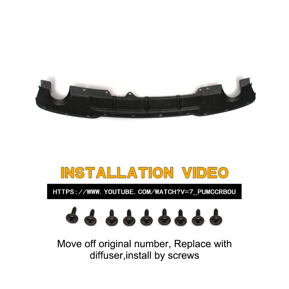 Автомобильный Стайлинг FRP Черный задний диффузор бампер губа для BMW 5 серии F10 M Sport