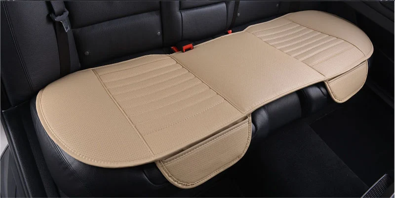 1pcs back Beige Всесезонные универсальные автомобильные подушки для сидений, автомобильные накладки, автомобильные чехлы для сидений Cadillac ATS CTS XTS SRX SLS Escalade SUV - Название цвета: 1pcs back Beige