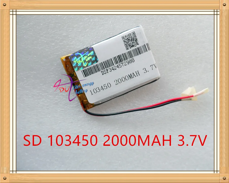 Литровая энергетическая батарея 3 7 в для планшета маленькая пудинговая