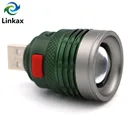 Светодиодный фонарик-вспышка 5 см, мини-USB, масштабируемый карманный мини-фонарик, подходит для внешнего аккумулятора, мини фонарь для кемпинга
