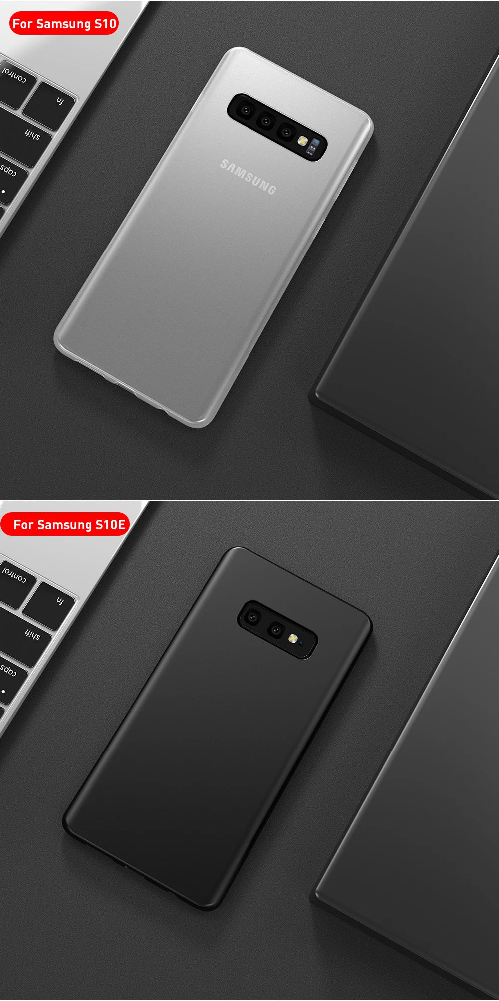 KEYSION чехол для телефона для samsung Galaxy S10 Plus S10e Coque ультра тонкий матовый чехол для S10 чехол для S10+ S10 Plus Fundas