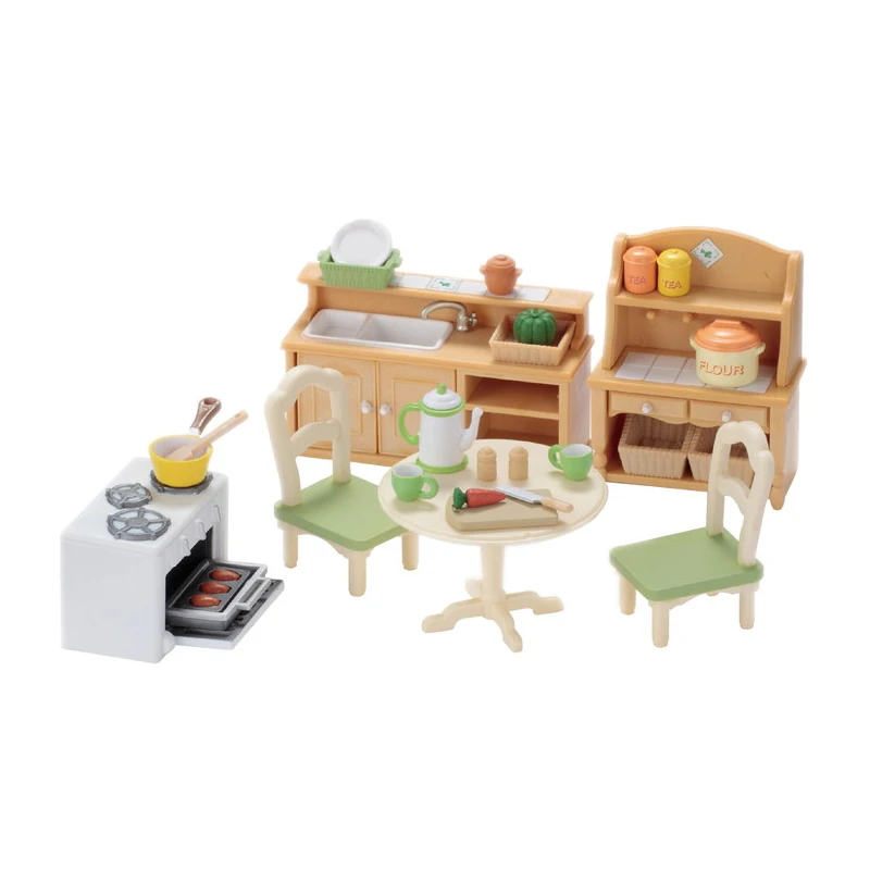 Sylvanian Family кукольный домик мебель аксессуары кухня столовая сцены игровой набор