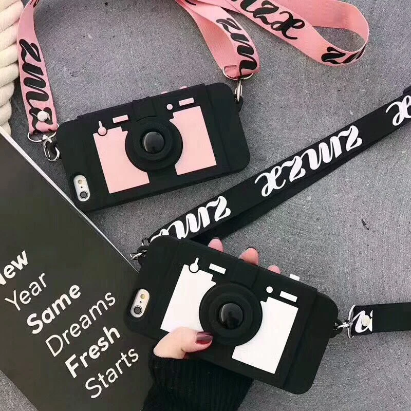 Чехол-книжка для iPhone 7 8 6 6s Plus X силиконовый с ремешком | Мобильные телефоны и
