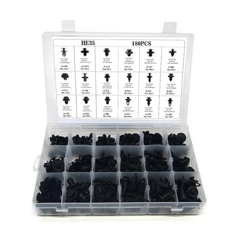 Набор автомобильных заклепок 180 шт. 18 размеров набор инструментов для Honda