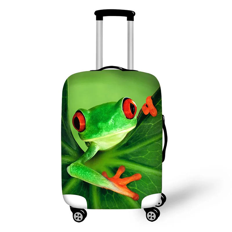 Frog Animals Print luggage protector cover suitcases covers Waterproof accessory bags travel trolley case | Багаж и сумки