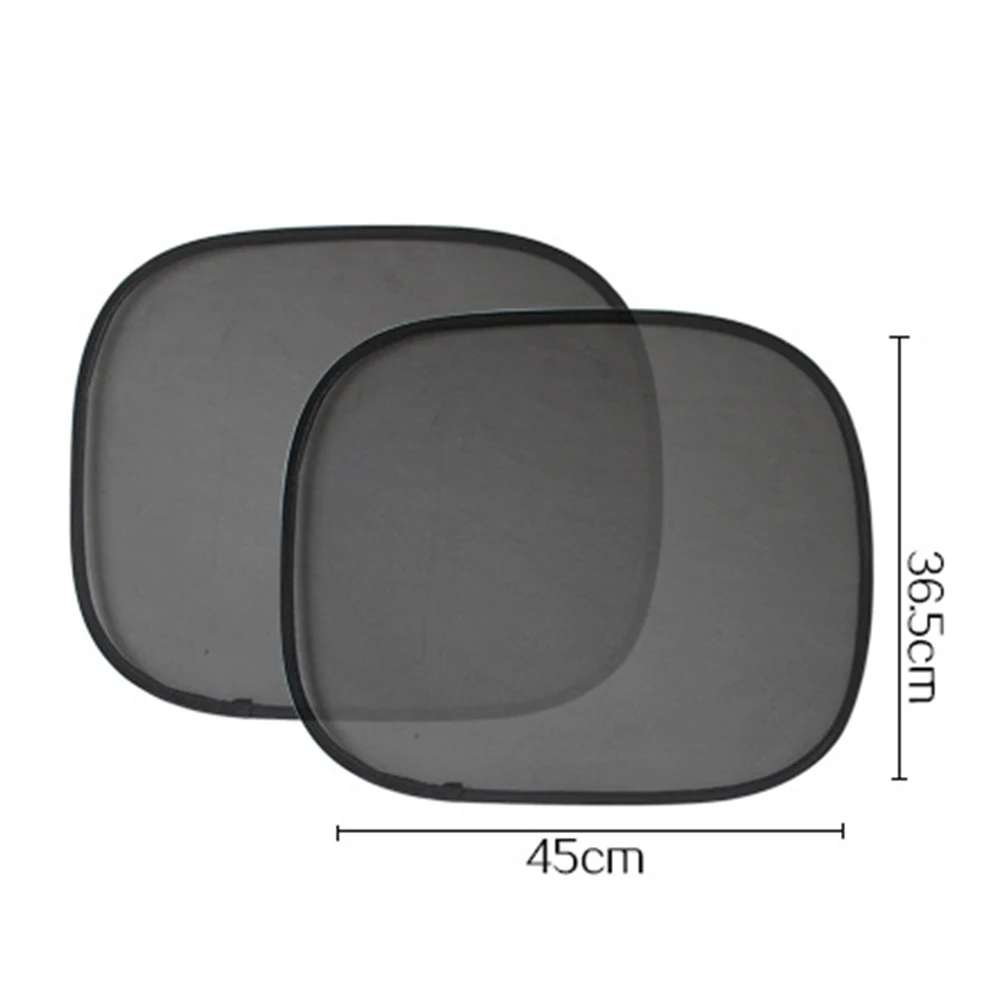 2 шт черные боковые автомобильные оконные шторы крышка сетчатый козырек экран