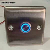 zusen 22mm door light switch door bell push button switch with led light