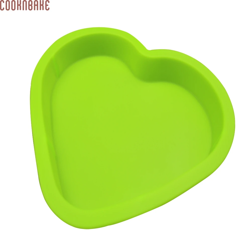 COOKNBAKE DIY Форма для выпечки пиццы в форме сердца Милая любимая большая силиконовая