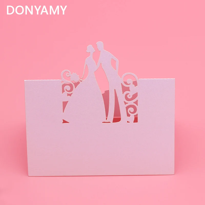 100 шт./лот с вырезами Скелет любовь пары Свадьба День Рождения Вечеринка название