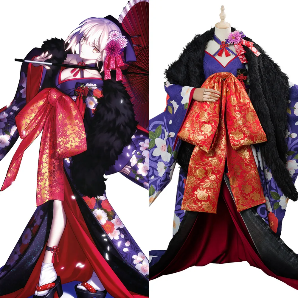Fate Grand Order FGO Saber Alter Arturia Карнавальный костюм для взрослых женщин и девочек