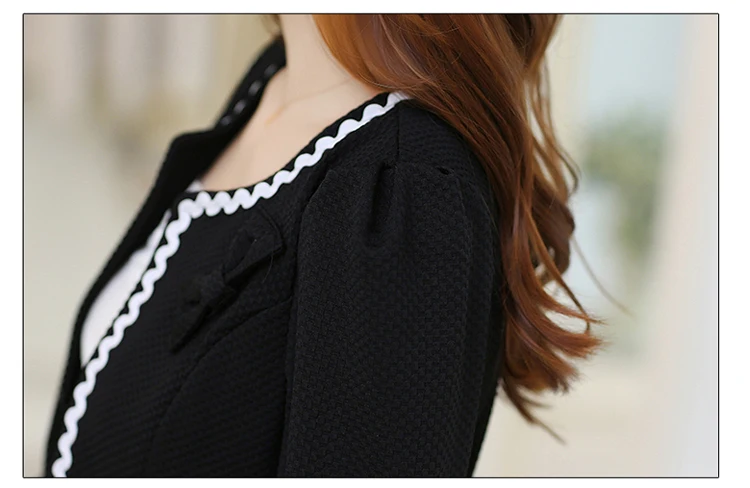 Осенний тонкий женский короткий дизайнерский Кардиган с длинным рукавом, белый блейзер, Женская куртка, Женское пальто с вентиляцией NS4058